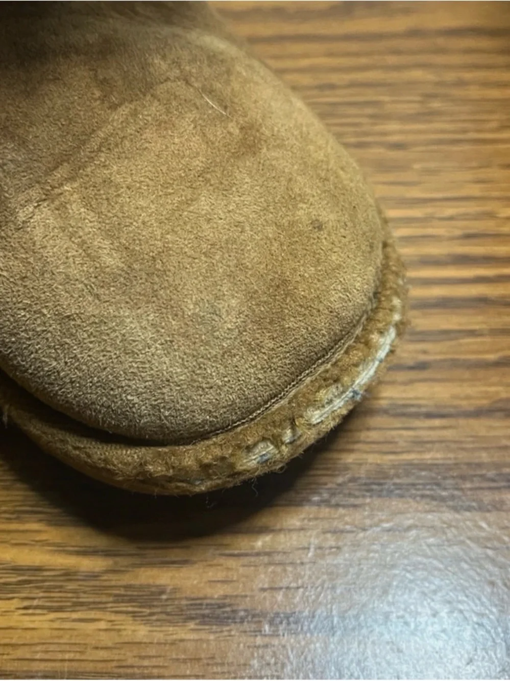 UGG Toddler Size 8 Bailey Bow II Double Ribbon Suede Boots Chestnut Brown